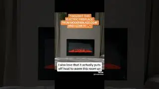 Every bedroom needs a fireplace! Here is why. Review of Touchstone Sideline Electric Fireplace.