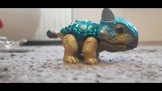 обзор на анкилозавра Бампи SNAP SQUAD JURASSIC WORLD CAMP CRETACEOUS от MATTEL