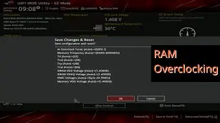 RAM Overclocking on the ASUS ROG STRIX B650E-F GAMING Motherboard