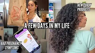 6 MONTHS PREGNANT UPDATE, TRYING TO LEARN SPANISH, NEW CURLY HAIR PRODUCTS