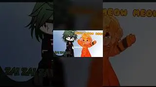 Zai Zai Zai and Meow Meow Meow || FT: SCP-682 and SCP-999 || Gacha club #shorts #foryou