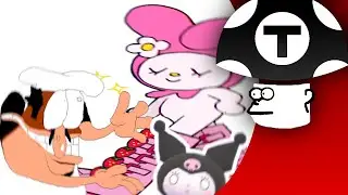 Peppino Reacts My Melody D R I P (Pizza Tower Meme)