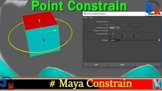 Maya Point Constraint | Maya Constraint | Constrain Tutorial Maya | Maya Basic Rigging | Rig Intro