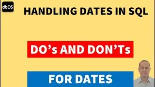 DO's and DON'Ts for dates