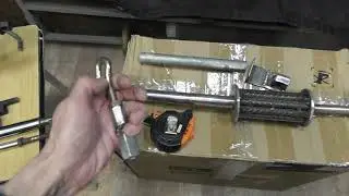 Homemade slide hammer and attachment from a broken diamond jack