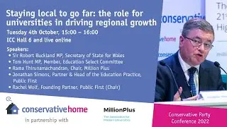 Staying local to go far: the role for universities in driving regional growth