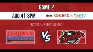 FULL BROADCAST | GAME 2 MSL SEMIFINAL |  Peterborough Lakers vs Brooklin LC  | Aug 4, 2023