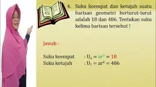 Matematika Kelas VIII: Pola Bilangan Sesi 5 (Barisan dan Deret Geometri)  @Retna (Semester 1 2021)
