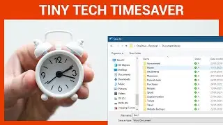 Turn on the 'old' SAVE AS dialog box in WORD, POWERPOINT and EXCEL