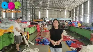 Come with Macy to have a look at Ace Inflatables Workshop .