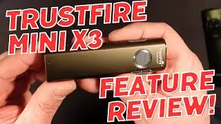 Trustfire Mini X3: The best four-light multi-function EDC flashlight | ALL the Features! Review