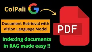 ColPali: Indexing Documents in RAG made easy using Vision Language Models !!