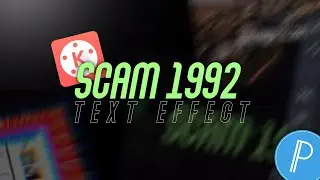 Scam 1992 amazing text effect in Pixellab and kinemaster | Scam 1992 | Text effect | 2020👌