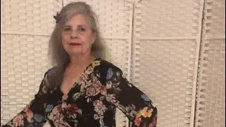 CHRISTINA’s Variety SHOW, 8/20/2024 MODEL #927, “Floral Blouse and Black Skirt”