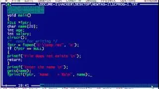 C Program to Create a File and Store Information