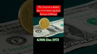 The Lowest a dollar has ever been against Kenya shillings #top #kenya #shilling #dollar