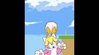 wedgie princesa peach gato