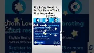 1st Responders Discounts ar Lowe's visit lowes.com/firstresponders