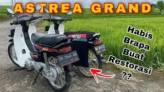 RESTORASI ASTREA GRAND || BAJED PE PE KA EM || MOTOR TUA