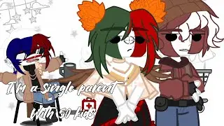 I’m a single parent with 50 kids|CountryHumans|Ft.Mexico,Canada, & USA|Gacha Club