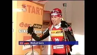 биатлон кубок мира 2005-2006 2 этап Хохфильцен индивидуальная гонка мужчины