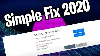 Easy fix (2020( Directory must be empty