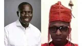 Ogiso campaigning for Dr Asuen Ighodalo at New Benin Market Edo state