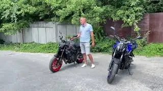Осмотр новых мотоциклов Yamaha mt07 и Yamaha mt09 2021/2022 год