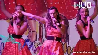 3 piece female Post Modern harmony group - Jukebox Sweet Hearts - The Hub Entertainment Group