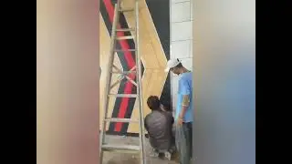 Installation of Profile Light with degree cutting