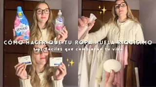 CÓMO HACER que TU ROPA HUELA RIQUISIMO✨🫧🌸🎀