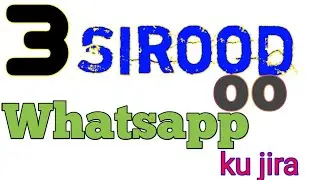 WHATSAPP || 3 SIR OO KU JIRA™
