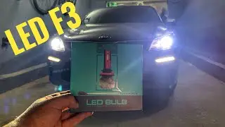 Установил Led лампы F3 в линзы HB3 KIA RIO 4 #led #f3 #kia #kiario #rio