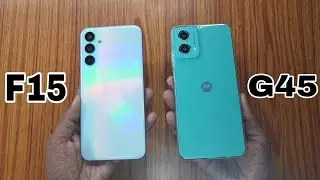 Moto G45 vs Galaxy F15 Comparison!! Speed Test !! Gaming