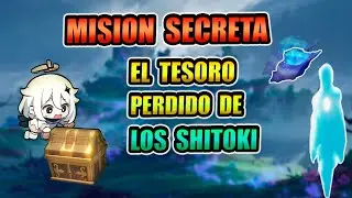 EL TESORO PERDIDO DE LOS SHITOKI / MISION SECRETA / GUIA COMPLETA / GENSHIN IMPACT ISLAS TSURUMI