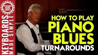 Piano Blues Turnarounds - Turnaround Ending on the Tonic