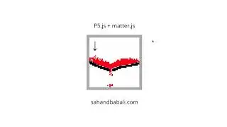 Pixel Board with Gravity - P5.js + matter.js