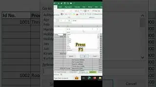 Fill blank row in one click in Excel #exceltech #exceltips #exceltipandtricks #excel #exceltraining