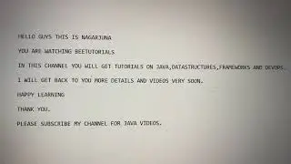 Intro