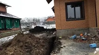 Траншея на газ, 130 см
