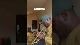 Taiwo Clegg working on major scale  #practice #trumpetplayer #scales #dailyroutine #fypシ゚viral