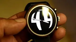 How to bring back Big Tic watchface in Fossil Android Watch