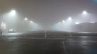 Foggy Nigh on a Major street @ 3am. 4K
