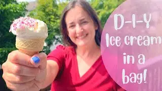 Kids’ Boredom buster! 3 ingredient ICE CREAM in a bag!