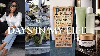 Clean With Me Bathroom Reset 🧼 Caudalie Skincare Routine + Brunch Vlog