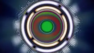 Hud Spectrum Animation Still with Green Screen Abstract Technology Concept Sniper 4K