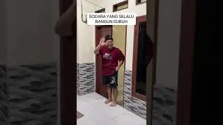 Suasana subuh pas mudik