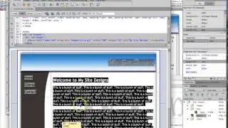 Importing photoshop layouts to Dreamweaver part 2