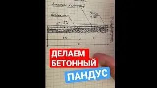 Делаем бетонный пандус с армированием