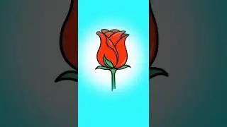 how to draw🌹
